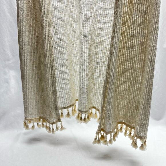 Yuni Los Angeles Cardigan Open Front Crochet & Tassels Women's Size XL - Picture 3 of 8